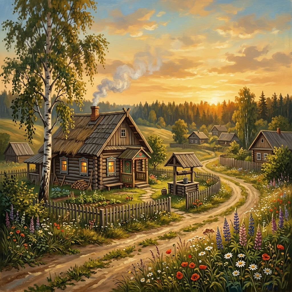 сделать песню про деревню